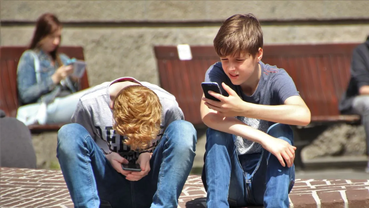 The graphic depicts age verification processes and social media platforms affected by the UK under sixteen ban.