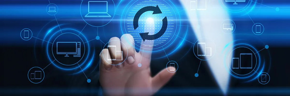 A computer screen displays Microsoft Patch Tuesday security updates and vulnerability statistics.