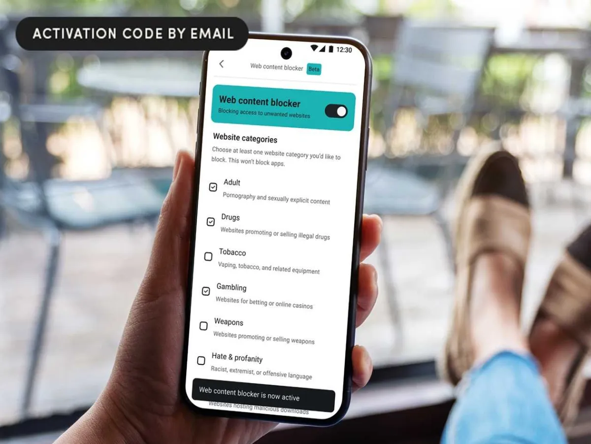The illustration displays how a unified privacy subscription combines encrypted browsing with automated data removal.