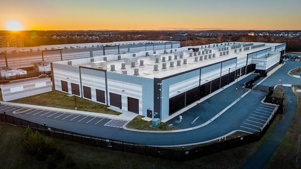 Data center cooling infrastructure stands near drought-stricken regions in the United States.