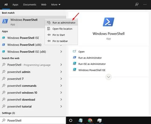 PowerShell terminal displays commands for managing Windows Defender antivirus scans.