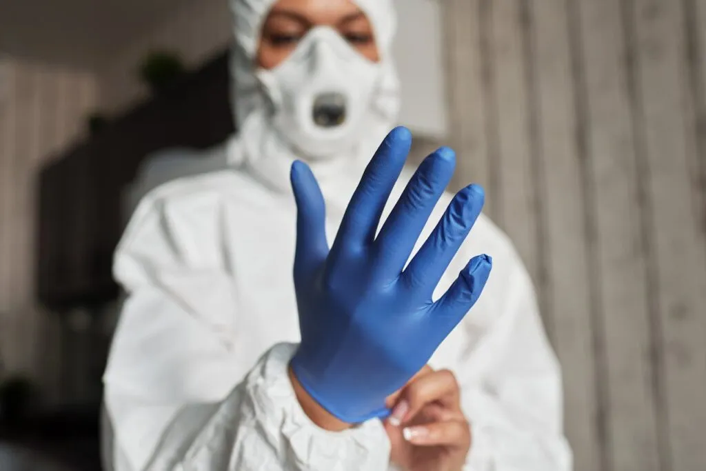 Health workers conduct contact tracing and active monitoring during the Uganda Ebola outbreak.