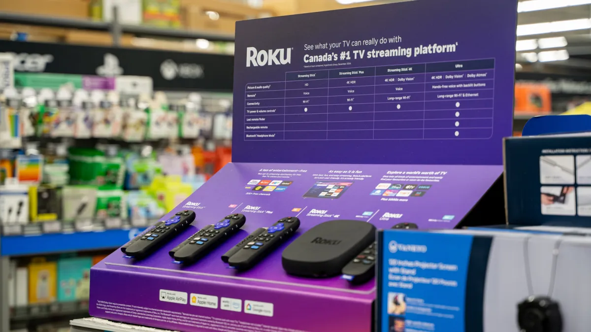 Fox and Roku corporate logos displayed side by side