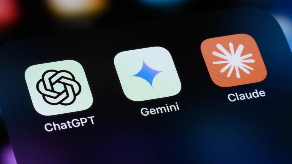 The Gemini interface displays the new feature to generate and export Microsoft Word and LaTeX documents.