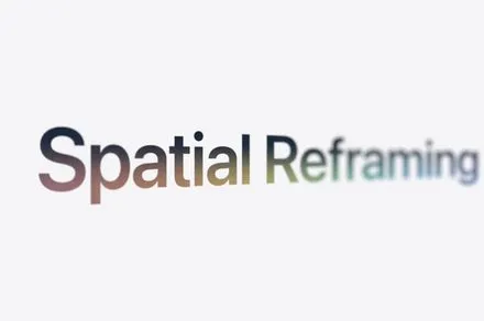 Apple Spatial Reframing uses artificial intelligence to virtually reposition camera angles and reconstruct photographs.