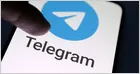 Telegram app interface on a smartphone screen