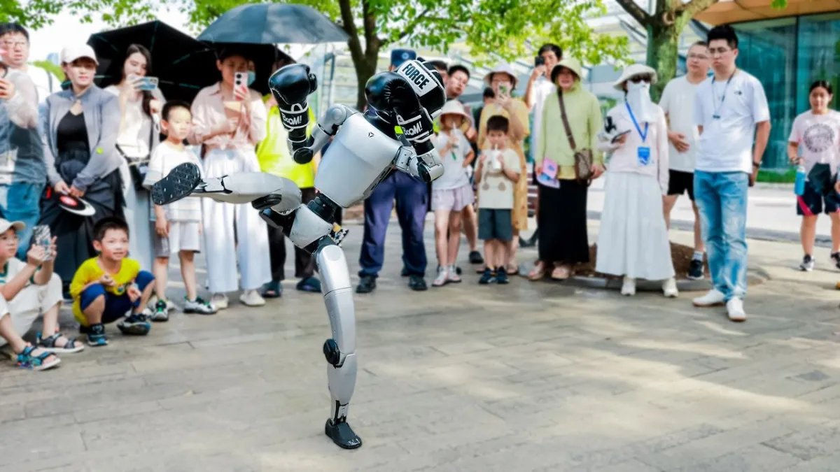 Humanoid robot safety sensors and emergency stop mechanisms