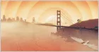 macOS Golden Gate 27 interface displaying Liquid Glass design and uniform window corners during WWDC keynote