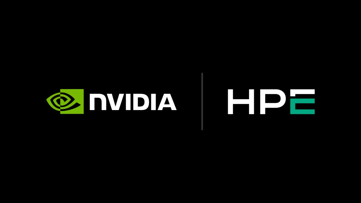 This graphic illustrates HPE and NVIDIA enterprise AI infrastructure supporting the Vera CPU and Agent Toolkit.