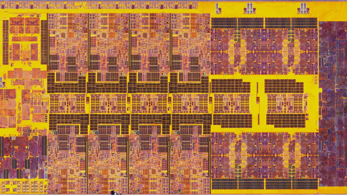 This image displays the Intel LGA1700 CPU socket on a desktop motherboard.