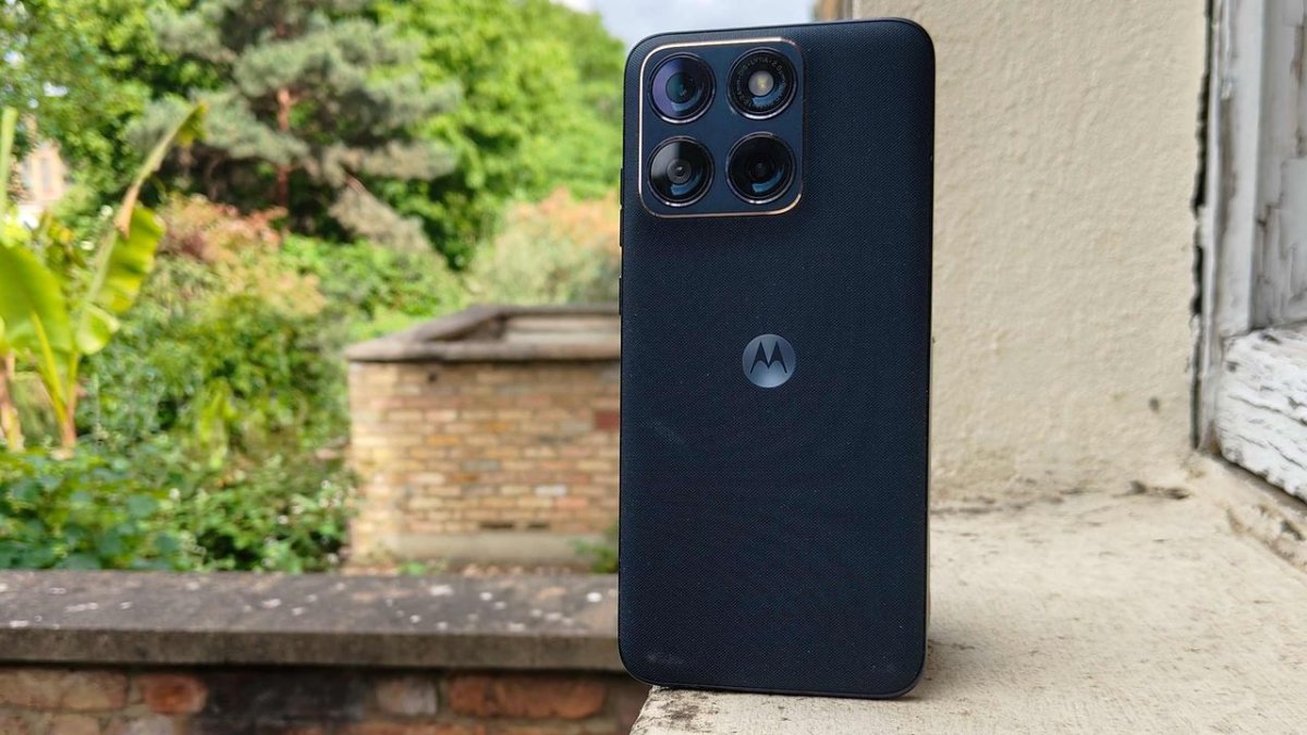 Motorola Edge 70 Fusion smartphone shown from front and back angles
