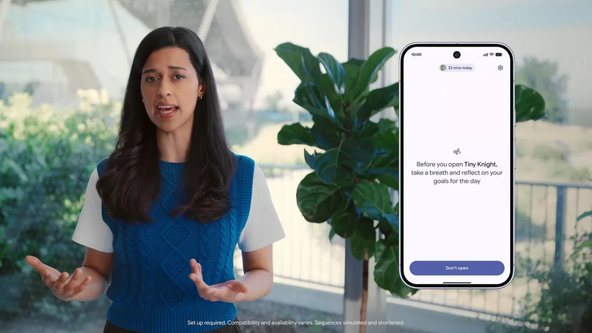 The Android 17 Pause Point feature promotes mindful reflection before users access time-sink applications.