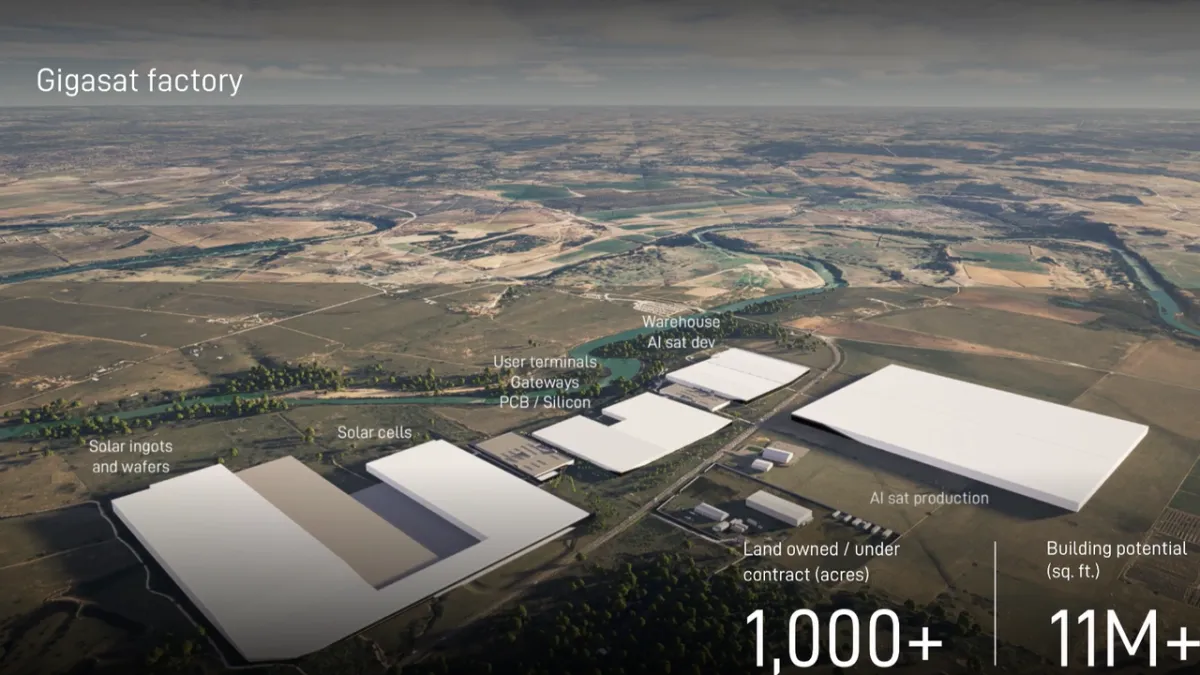 SpaceX Unveils Gigasat Factory for Orbital AI Compute Infrastructure