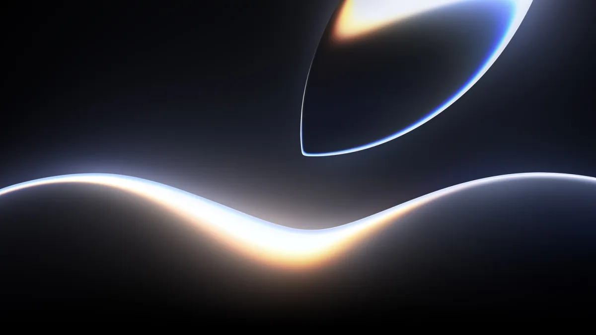Apple WWDC 2026 keynote stage displays iOS 27 interface previews and Siri updates.