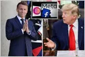 President Trump and Emmanuel Macron discuss France digital services tax and potential tariffs on French wine.