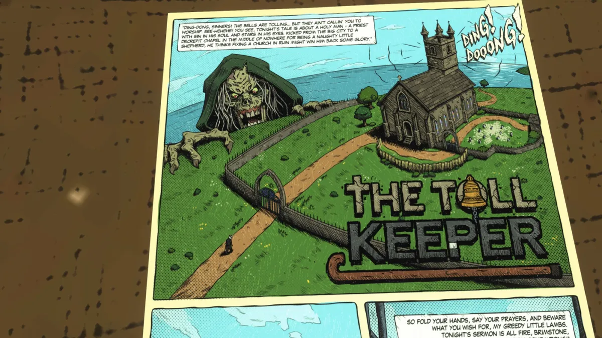 Danny and his friends navigate a supernatural investigation in the upcoming Creepshow point-and-click game.