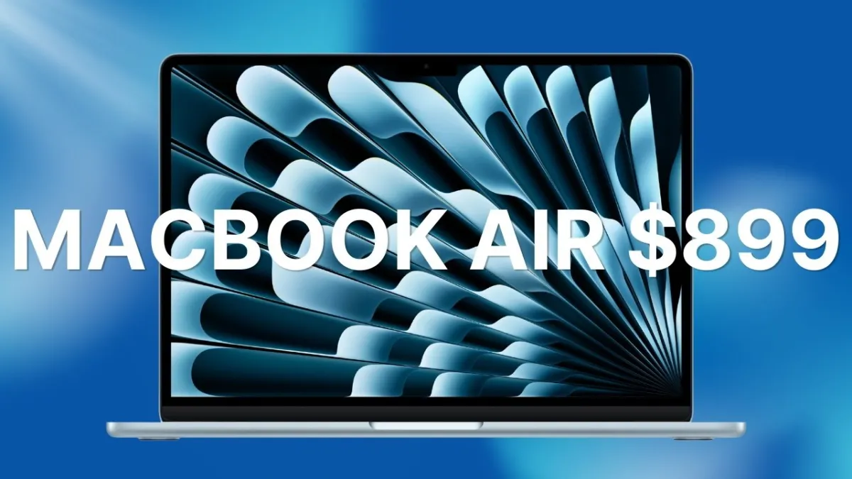 Apple M4 MacBook Air laptops are displayed in space gray and silver.