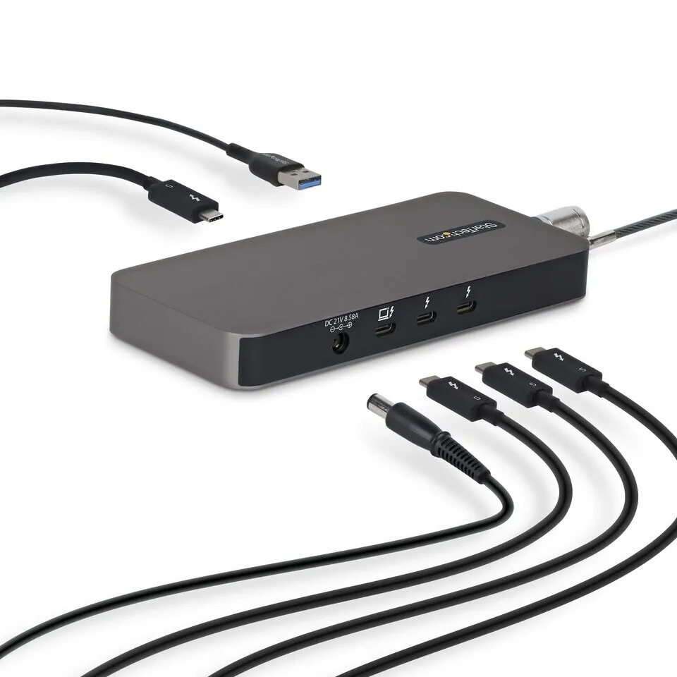 StarTech.com four-port Thunderbolt 5 hub featuring Thunderbolt Share technology at InfoComm 2026.