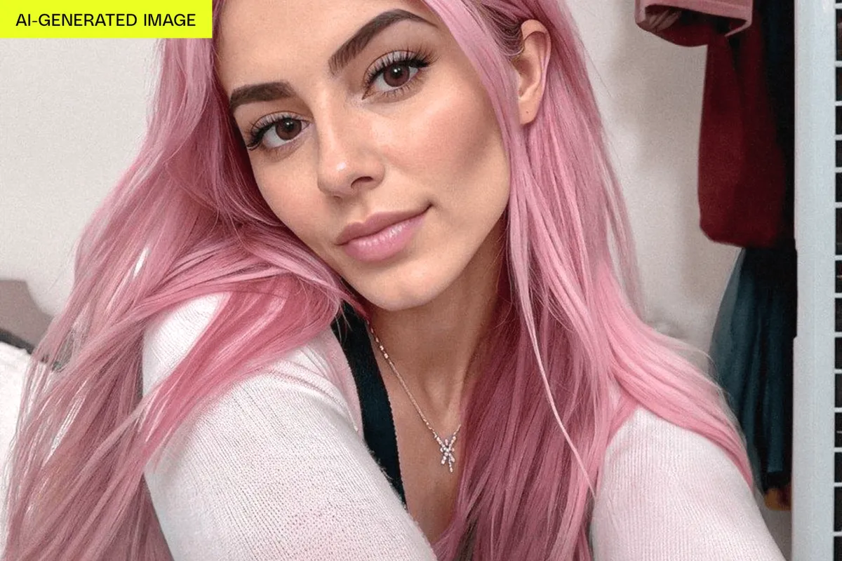 A photorealistic synthetic persona blends seamlessly into a standard social media feed.