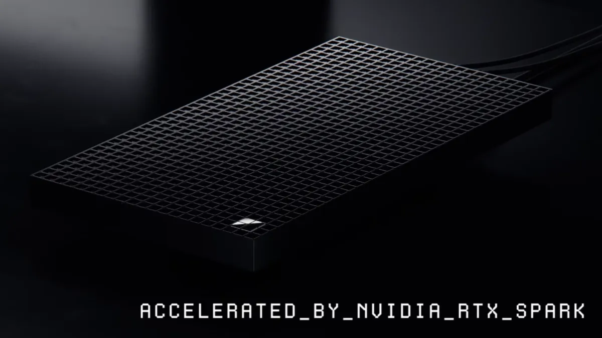 The Surface RTX Spark Dev Box mini computer delivers local compute power for artificial intelligence development.