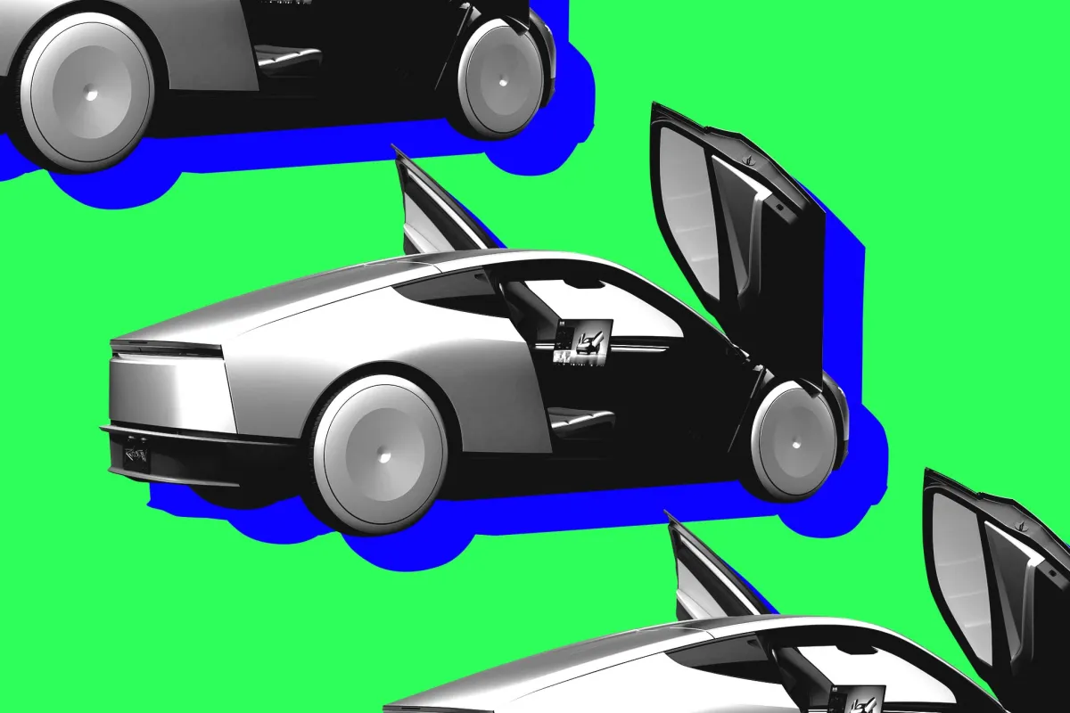 Regulatory filing detailing Tesla Cybercab curb weight and energy efficiency specifications.