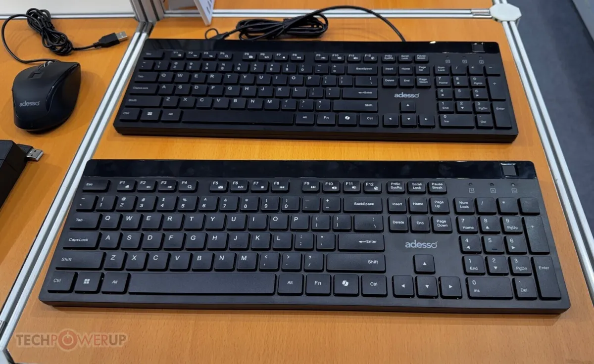 Adesso displays the iMouse series and VeriTouch peripherals at Computex 2026.