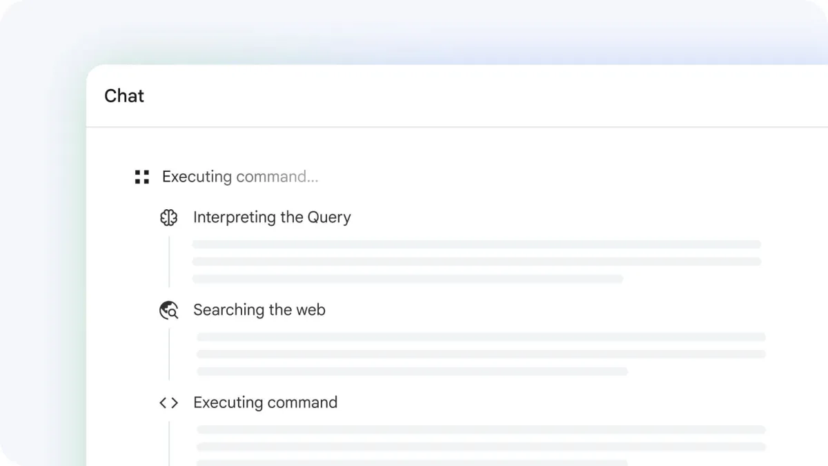 Google NotebookLM interface displaying upgraded AI research tools and export features