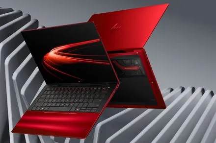 The limited edition HP and Ferrari AI PC features a racing-inspired exterior and premium build materials.