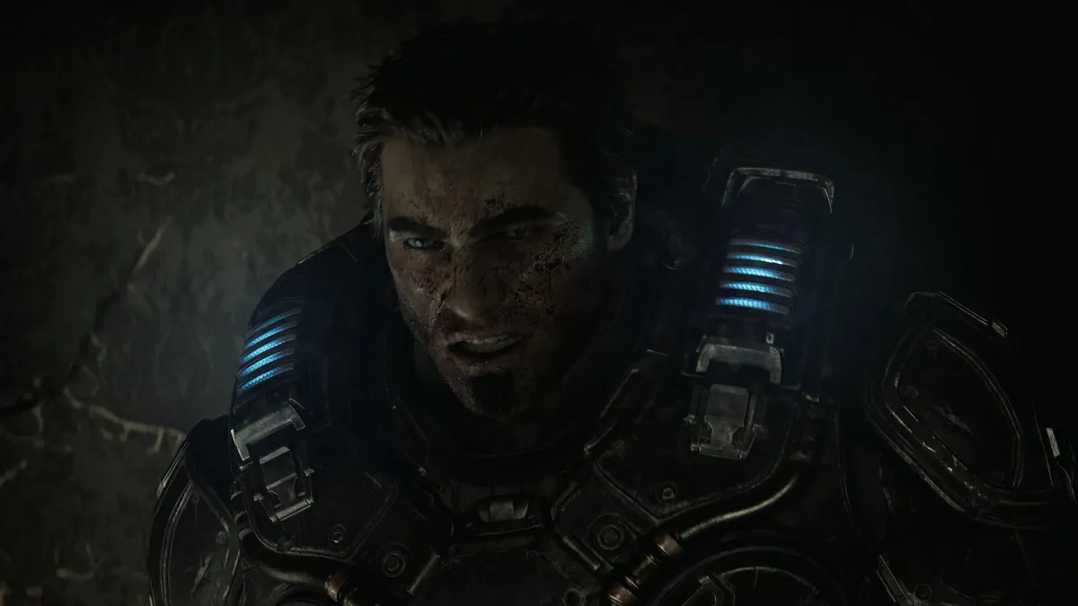 Gears of War: E-Day logo features the game title and Xbox branding.