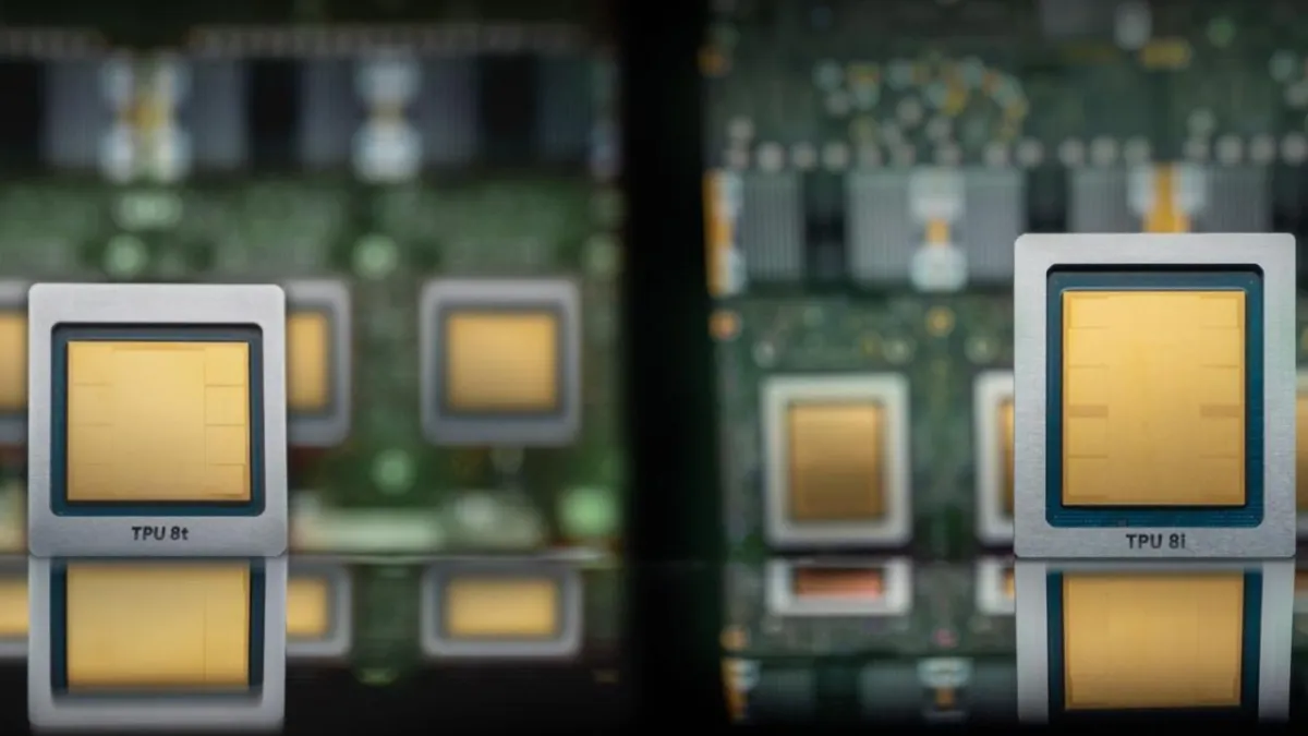 This diagram illustrates Google and Intel TPU packaging collaboration and semiconductor interconnect technology.