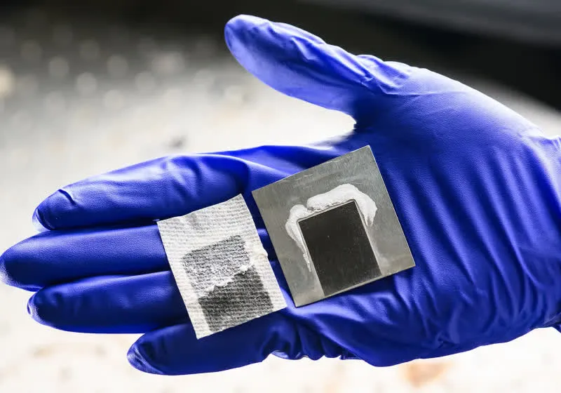 Solar-powered desalination device turns seawater into drinking water and extracts lithium using superwicking black metal.