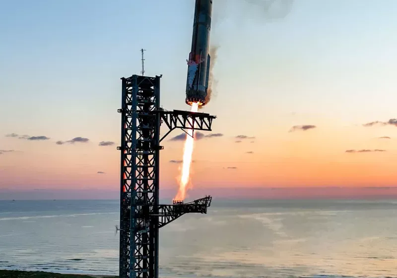 SpaceX shares trade on the Nasdaq exchange during its historic initial public offering