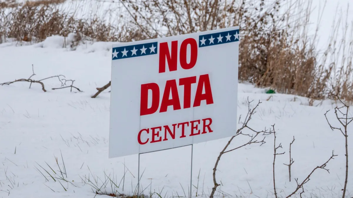 Tennessee data center construction site adjacent to electrical grid infrastructure and zoning maps.