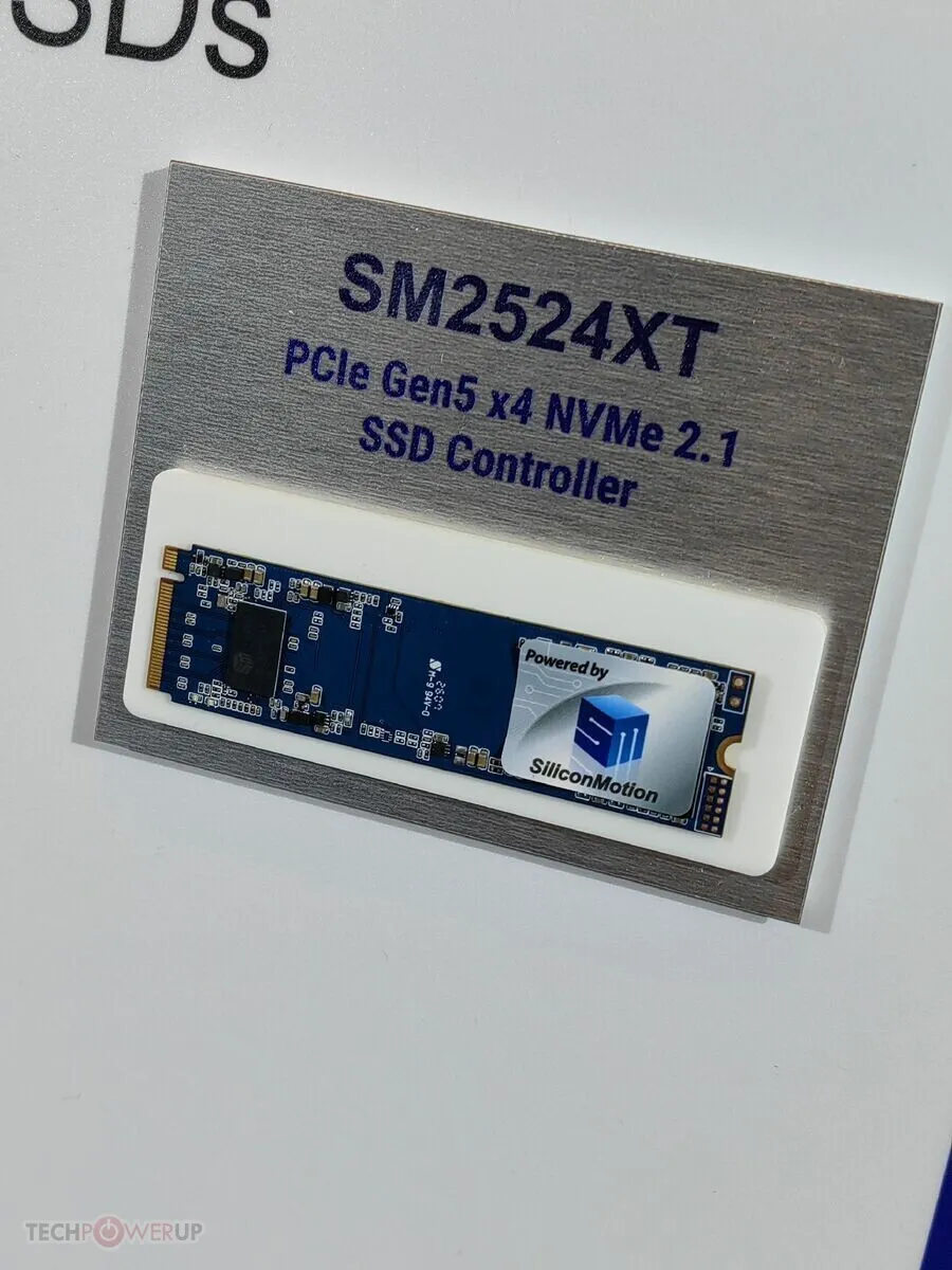 Silicon Motion Unveils Next-Gen SSD Controllers for Near-GPU Storage Performance