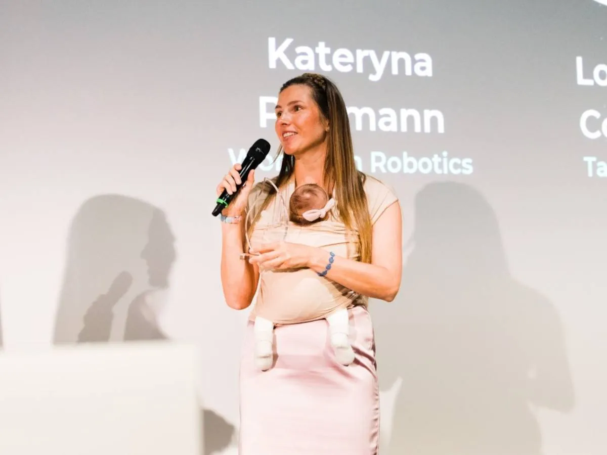 Kateryna Portmann discussing robotics safety and security standards