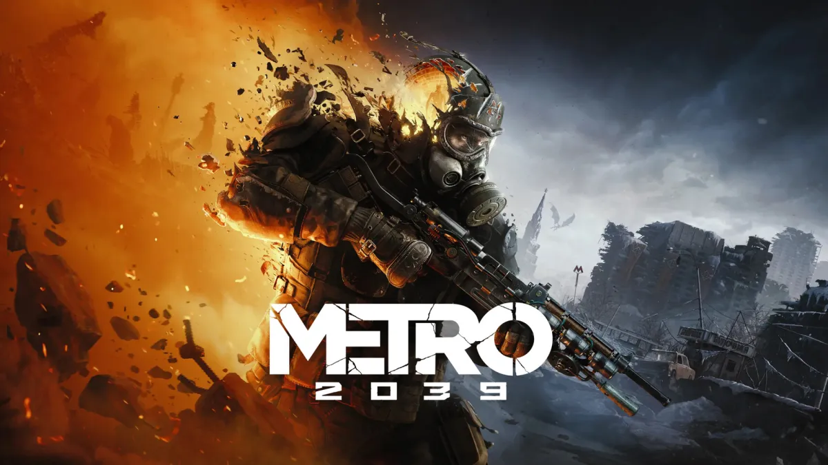 First Metro 2039 gameplay footage showcases the new antagonist Hunter in a dark environment.