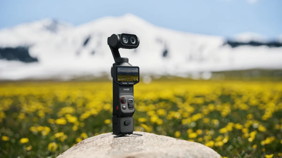 The Insta360 Luna Ultra gimbal camera features a detachable screen and Leica optics.