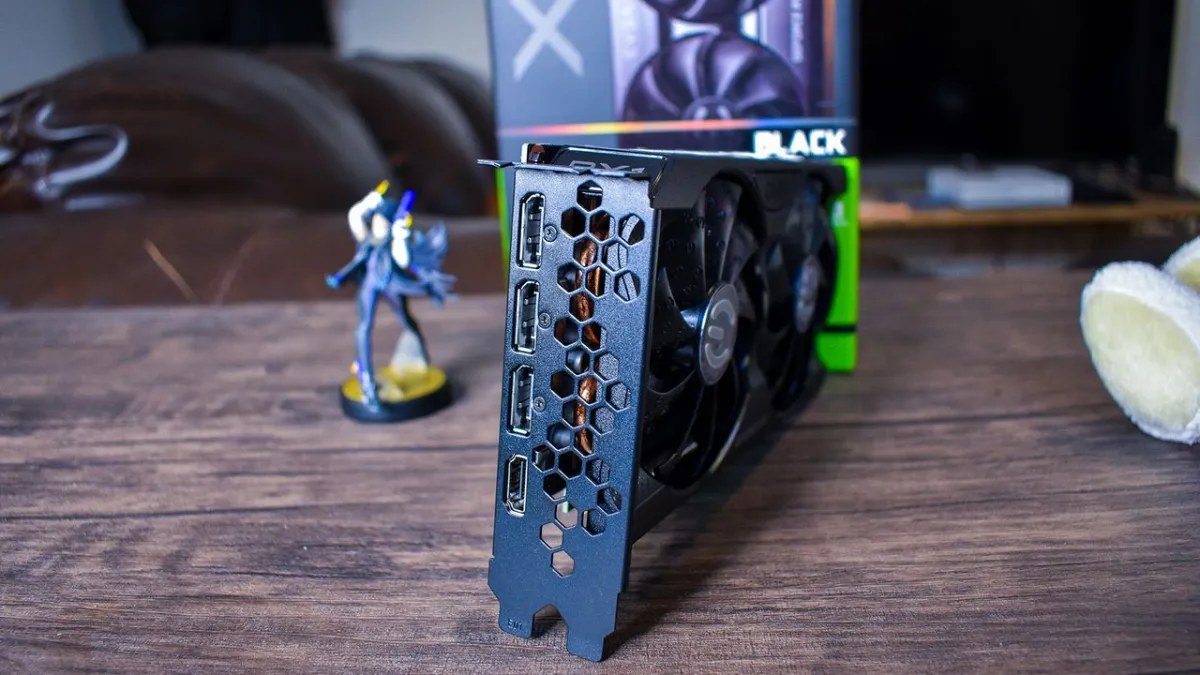 Legacy Nvidia graphics cards and SK Hynix memory modules highlighting current computing hardware market trends.