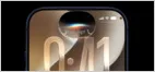 Apple's Siri AI interface shown on an iPhone during the WWDC keynote presentation.