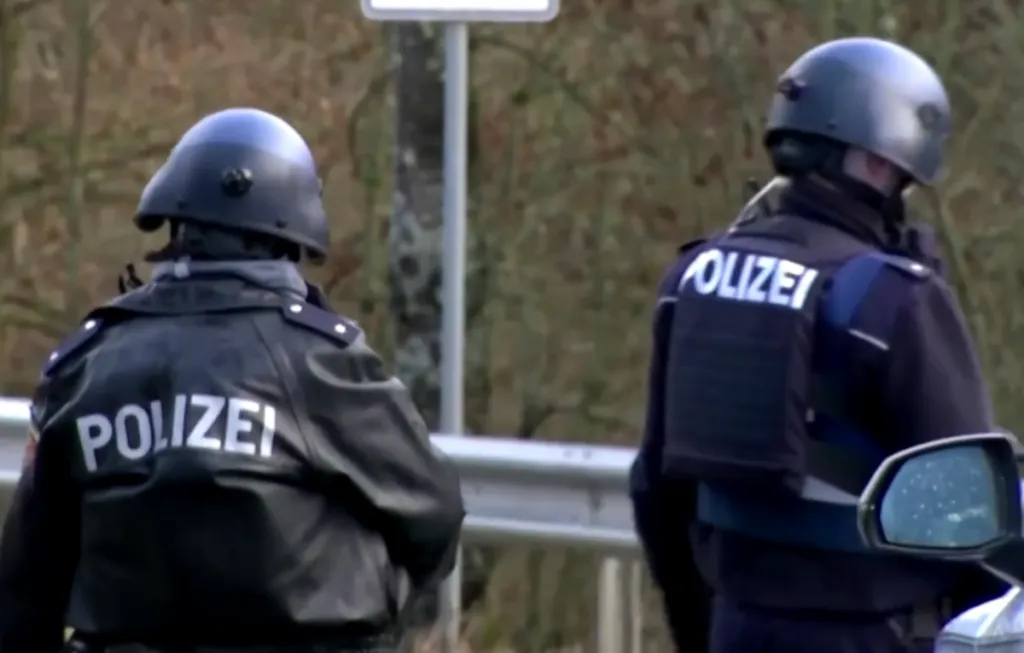 A chart displays the doubling of politically motivated crime in Germany, highlighting trends in right and left wing extrem...
