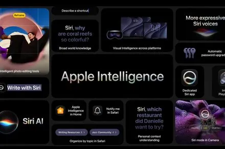 The iOS 27 update screen displays system reliability improvements and accessibility settings.