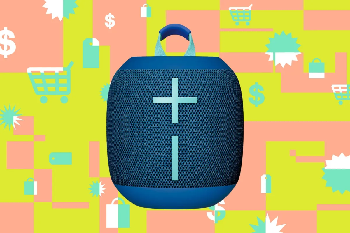 The UE Wonderboom 4 portable speaker features a durable, floatable design and waterproof casing.