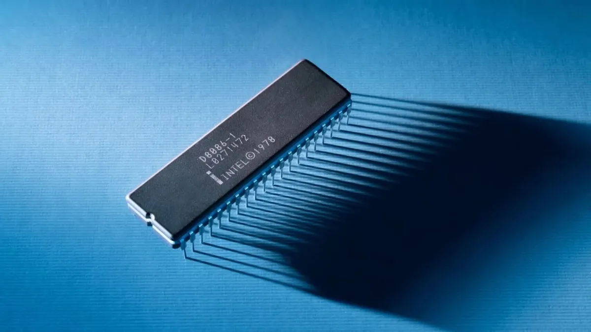The Intel 8086 microprocessor established the foundation for modern x86 computing architecture.