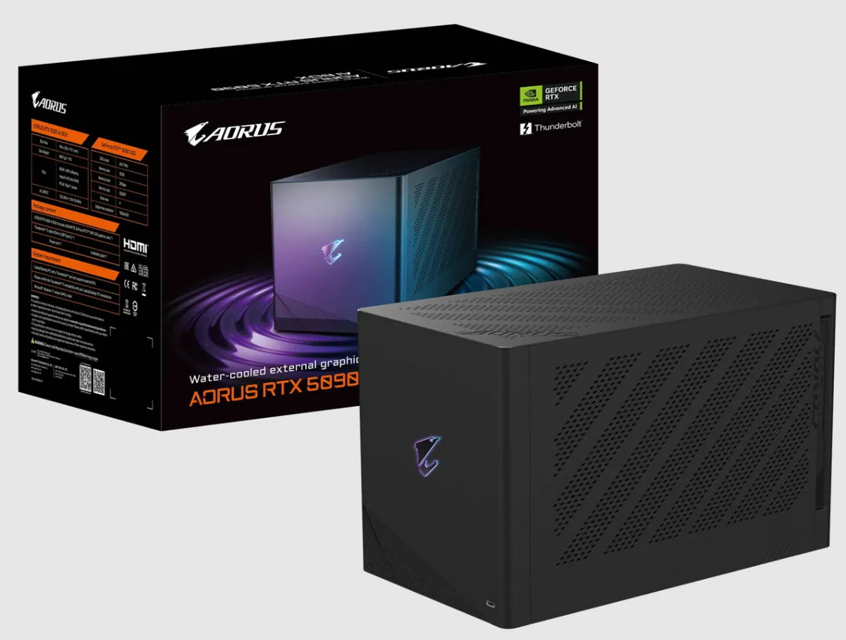 Gigabyte AORUS RTX 50 AI BOX Expands Mobile Computing Limits