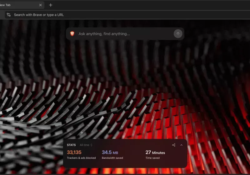 Brave Origin browser package interface showing the sixty dollar purchase option