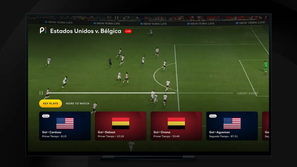 Peacock streams FIFA World Cup 2026 coverage using Dolby Vision HDR and AC-4 spatial audio.