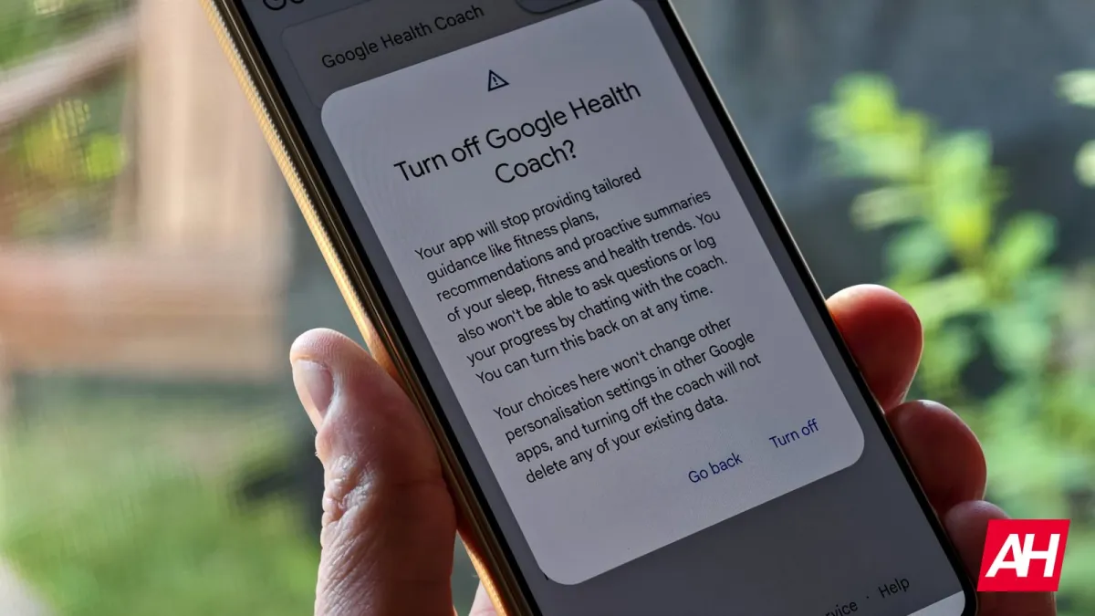 The interface displays settings for managing automated wellness features in Google Health.