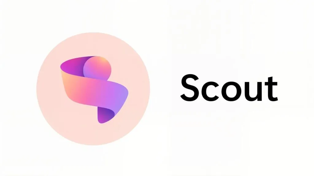 The screenshot displays the Microsoft Scout AI assistant interface for office applications.