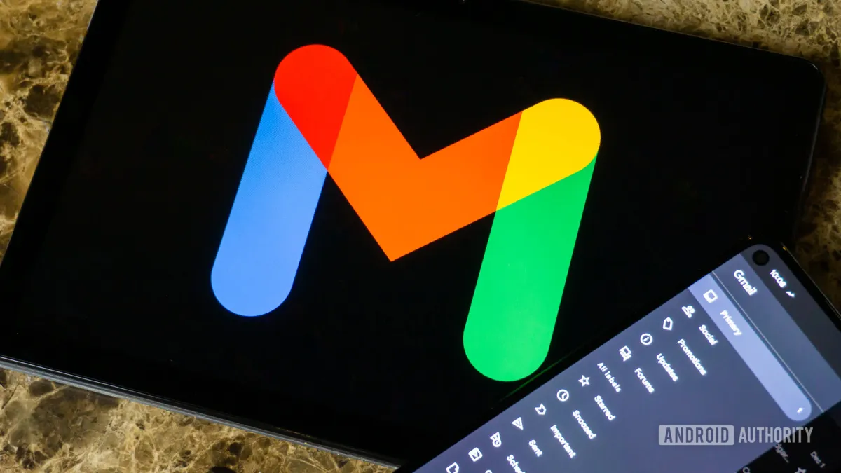 The Gmail interface displays AI generated email summaries across Android, iOS, and web.