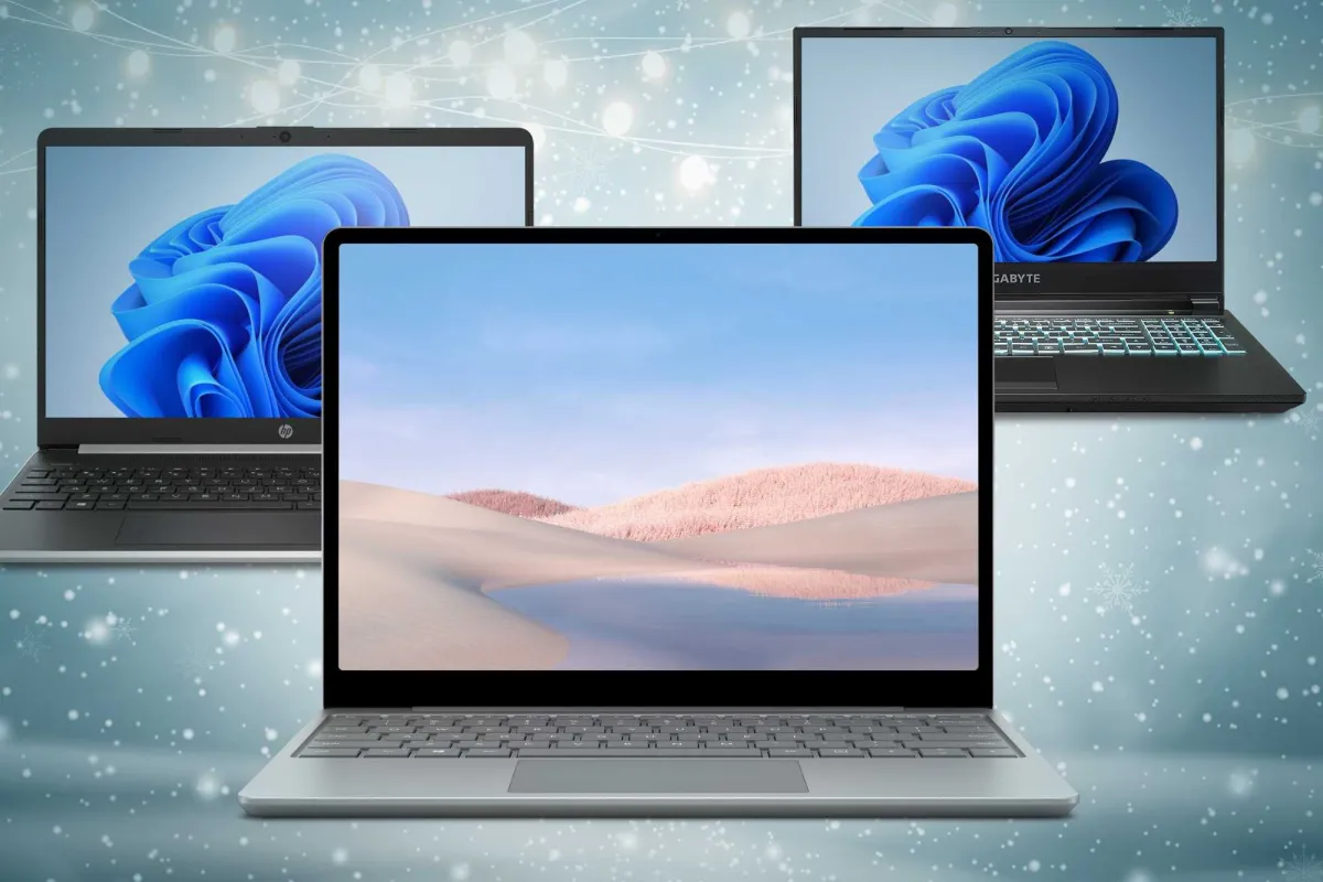 Comparison of budget and high performance laptops displaying hardware specifications and pricing tiers.